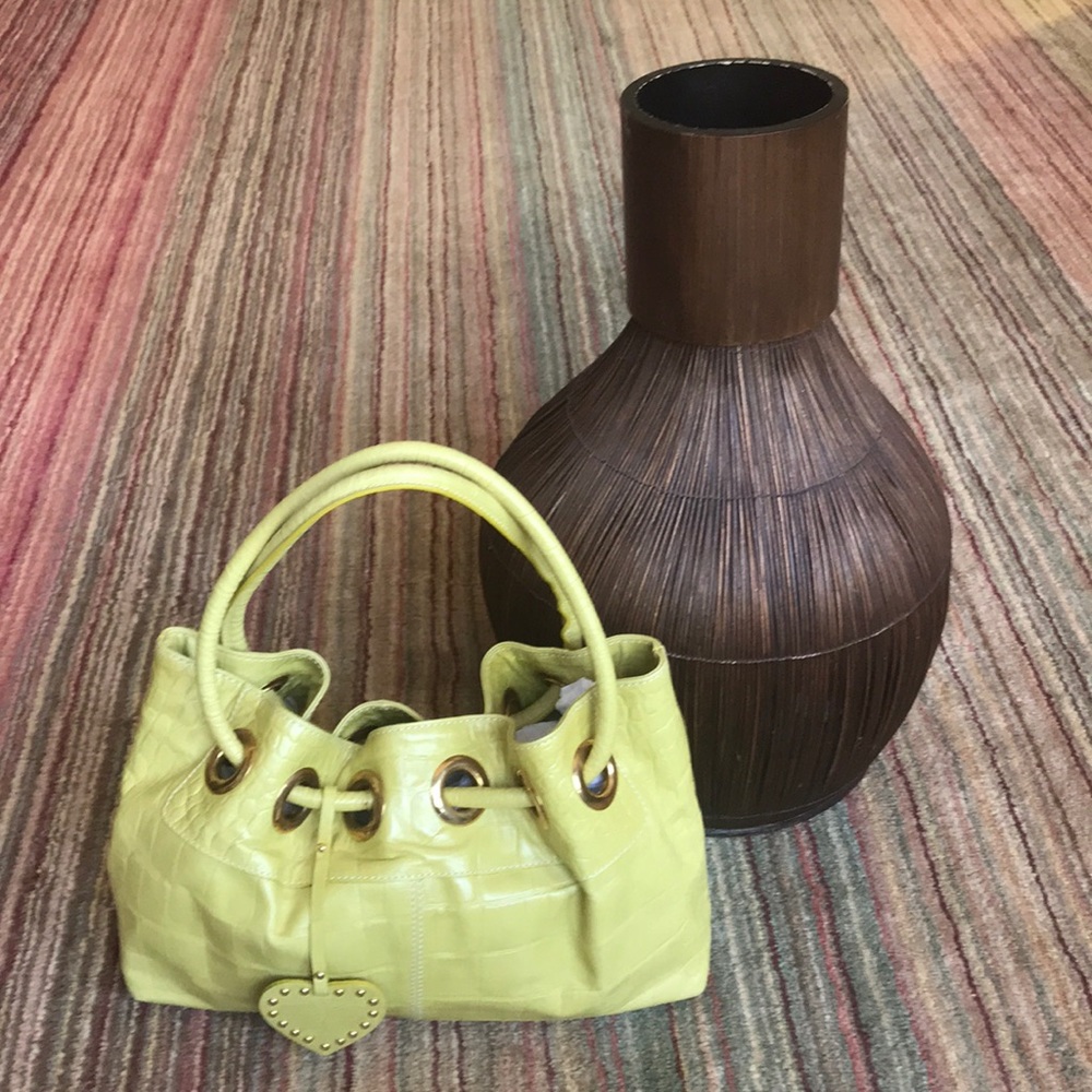 NWOT Roberta Gandolfi leather snakeskin handbag!